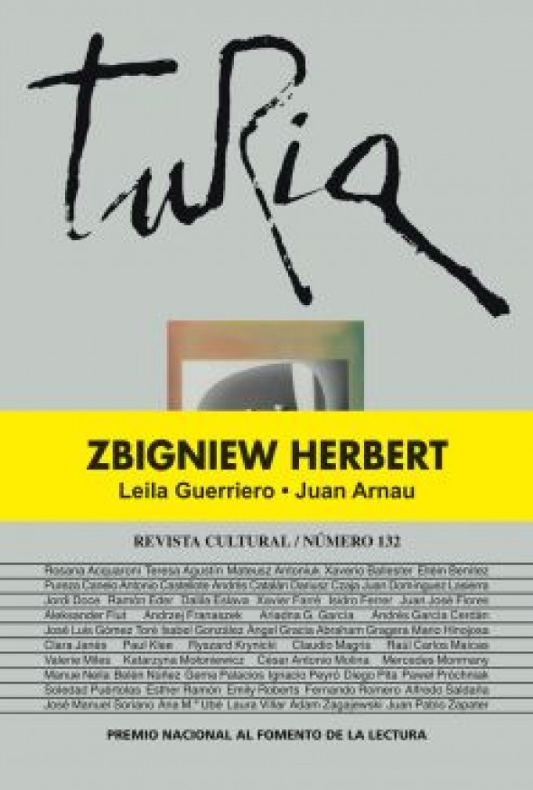 Turia homenajea al poeta polaco Zbigniew Herbert en su último número