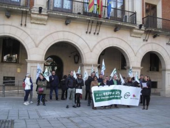 Concentración de CSIF para pedir el aumento salarial del 2%