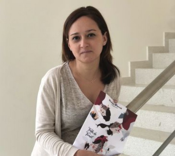 Silvia Hernández Muñoz, autora de la portada de la revista de la  trufa de DIARIO DE TERUEL: “La portada evidencia la realidad del trabajo de la mujer en el sector de la trufa”