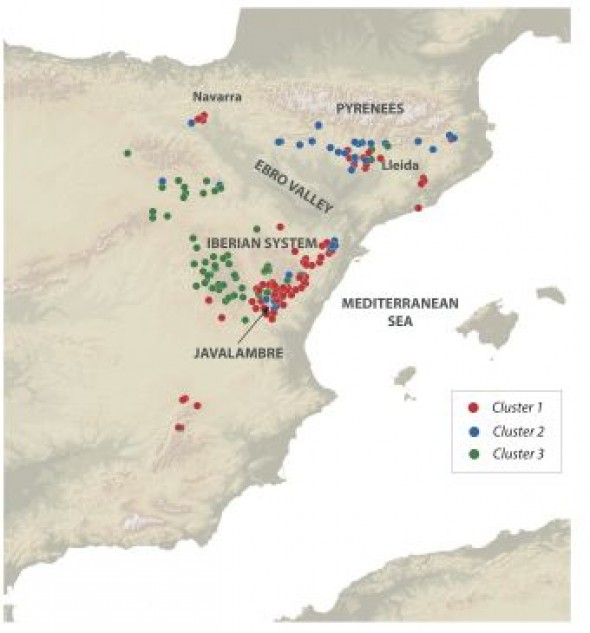 La trufa se cría en tres zonas climáticas de España y las tres confluyen en Teruel