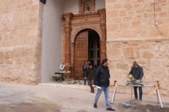 La DGA termina la restauración integral exterior de la iglesia de Alfambra