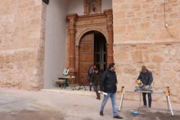 La DGA concluye la restauración integral del exterior de la iglesia de Alfambra