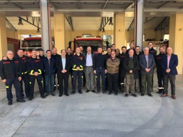 Manuel Rando, presidente de la Diputación: “Los bomberos han dado muestra de un compromiso absoluto”