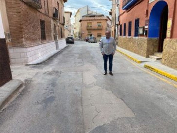 El Ayuntamiento de Muniesa reclama al Gobierno de Aragón el asfaltado de la travesía de la localidad