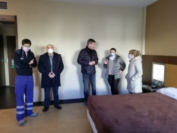 El Ciudad de Alcañiz, primer hotel de Aragón conveniado con el Salud, comienza a acoger a pacientes