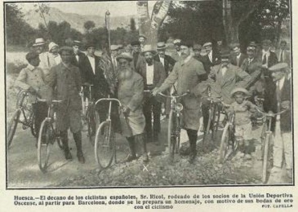 Centenario de la muerte de Manuel Ricol, el turolense de Castellote considerado el padre del ciclismo español