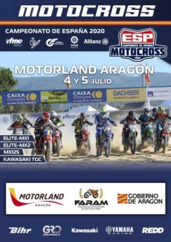 El Campeonato de España de Motocross regresa en Motorland