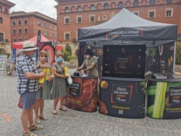 Aragón Alimentos se suma a la exposición itinerante promovida por Turismo de Aragón instalada en Teruel