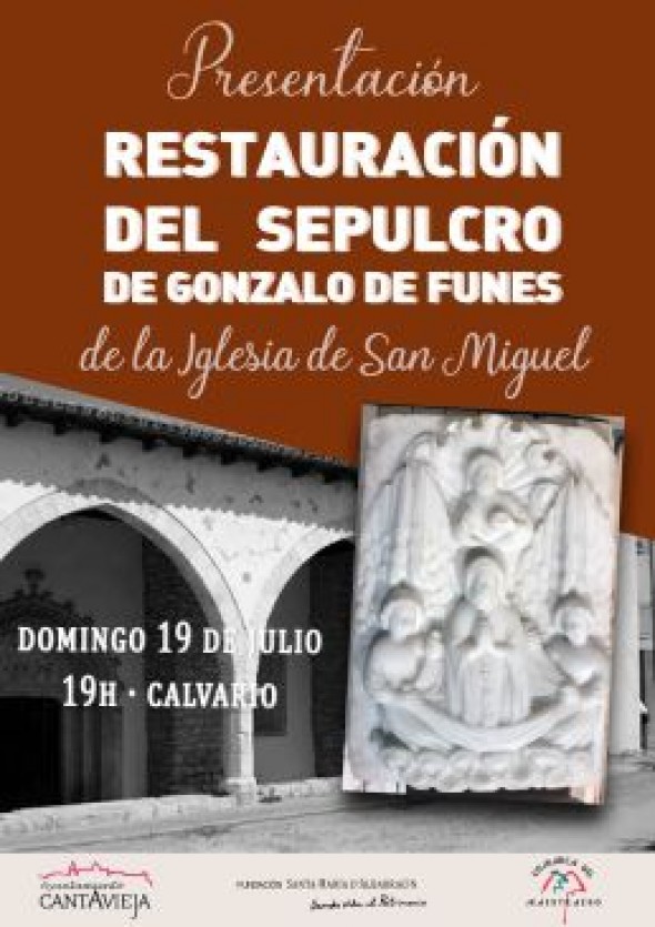 Cantavieja recupera el sepulcro de Gonzalo de Funes