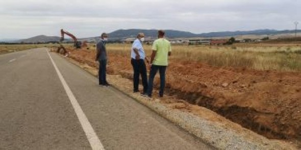 Calamocha inicia las obras de los servicios para el polígono industrial