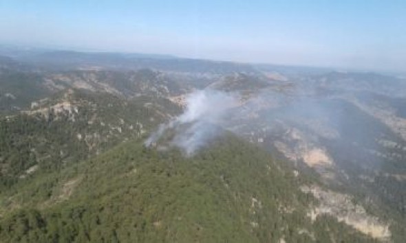 El incendio de Beceite ha afectado a 1,1 hectáreas de pinar