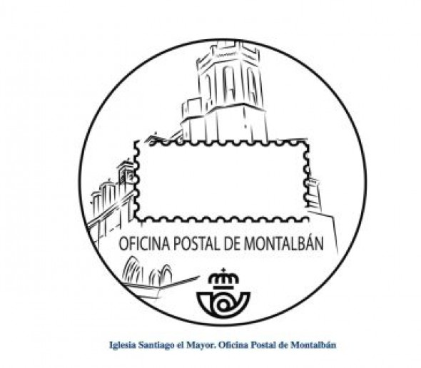 Correos dedica un matasellos turístico a la localidad de Montalbán