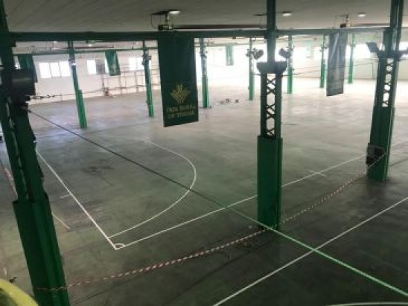 El recinto ferial de Alcañiz se puede usar como pista de entreno desde este martes