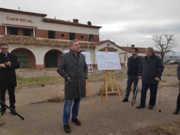 Adjudicadas las obras de rehabilitación de la estación de Caminreal por  922.598 euros