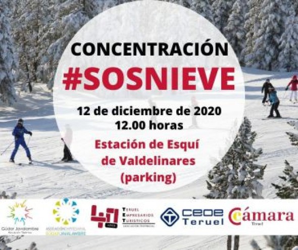 Los empresarios de Gúdar-Javalambre convocan este sábado una concentración en Valdelinares en apoyo al sector de la nieve