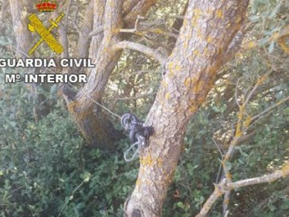 La Guardia Civil investiga al propietario de una finca en Villastar por un alambre electrificado que causó un accidente