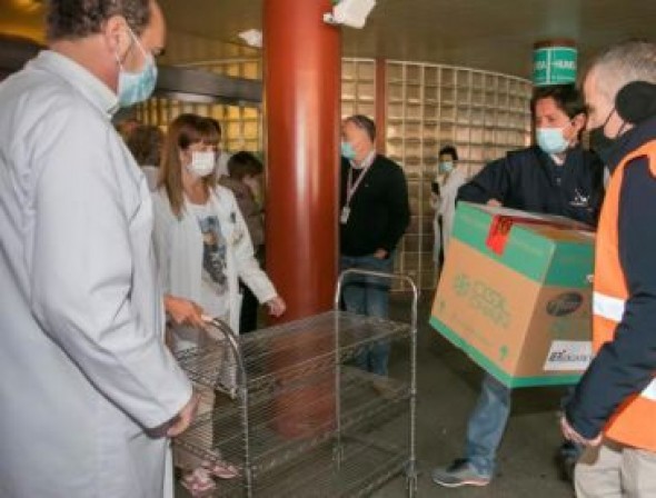 Llegan las primeras 315 vacunas al Clínico de Zaragoza para iniciar la campaña