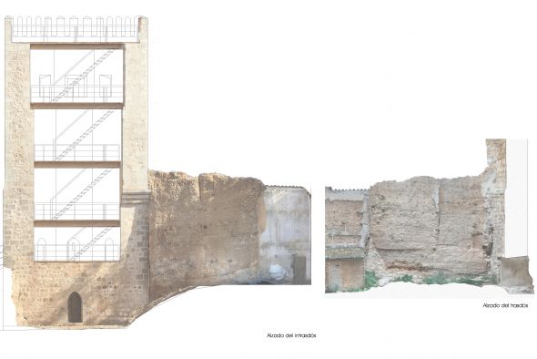 El Ayuntamiento de Teruel restaurará un antiguo tramo de la muralla descubierto en las últimas obras