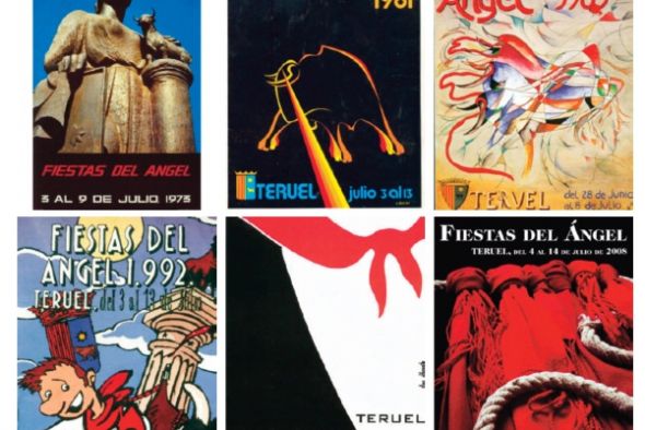 Carteles históricos de las fiestas que son tesoros ocultos del patrimonio turolense