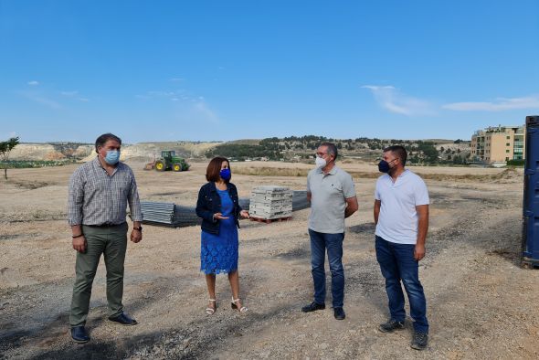 Comienzan las obras de finalización de la urbanización del Polígono Sur de Teruel