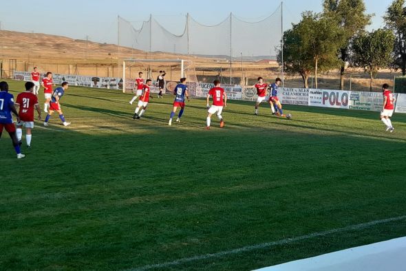 El CD Teruel suma el primer triunfo de pretemporada tras vencer 1-4 al Calamocha CF