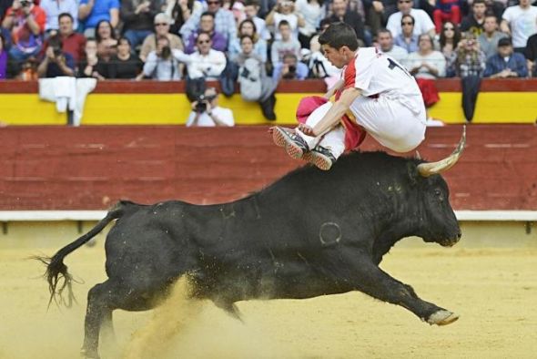 El recortador de Albalate David Cortés pierde la visión de un ojo tras una cogida