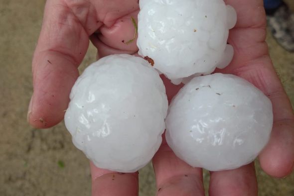 Tormentas de pedrisco en Cuencas Mineras, Maestrazgo y Gúdar-Javalambre