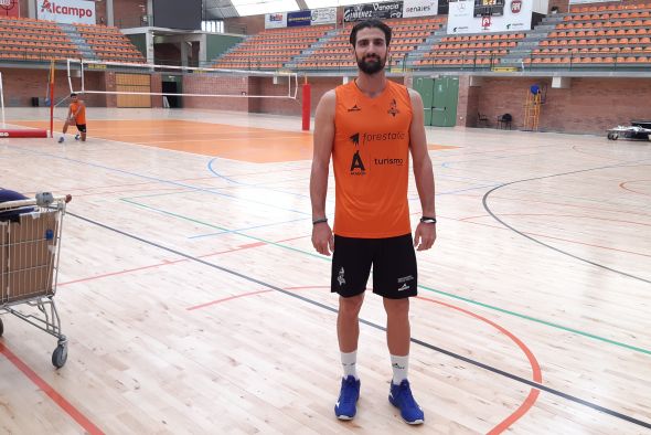 El central del CV Teruel Pablo Bugallo ya está en Teruel