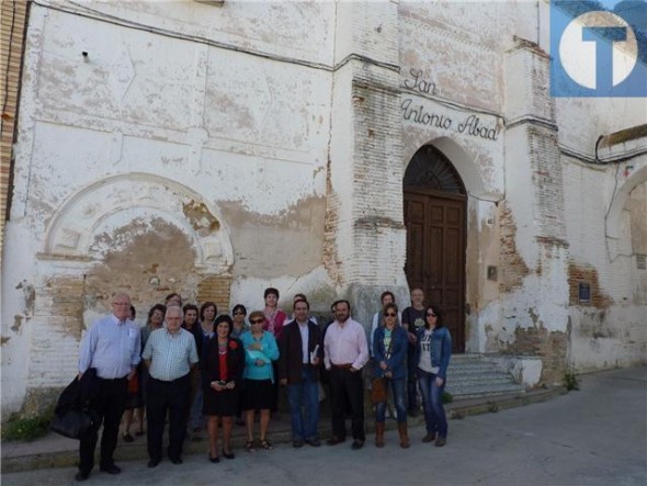La rehabilitación de la sinagoga de Híjar estará finalizada el próximo verano