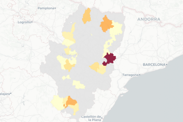 La provincia de Teruel comunica doce casos de covid, el doble que hace una semana