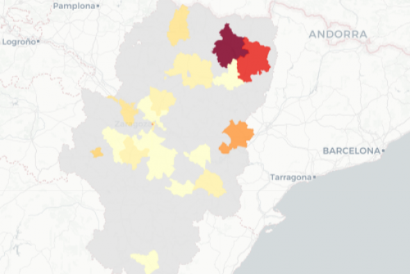 Aragón notifica más de cien casos en un sólo día después de un mes y solo seis contagios son de Teruel