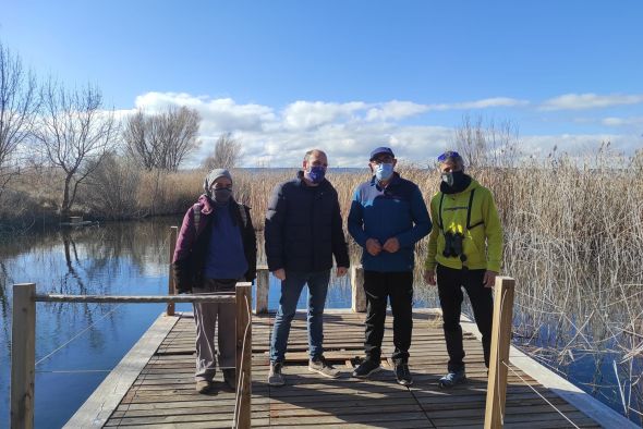 El director general de Medio Natural anuncia en el humedal El Cañizar la finalización de su plan de gestión