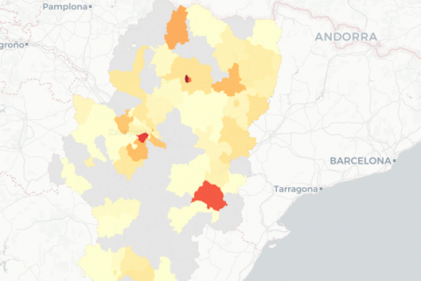 La provincia notifica 40 casos de covid, 21 de ellos en la zona de Alcañiz