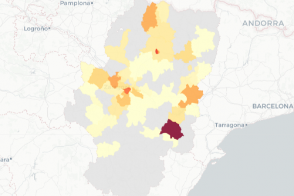 La provincia notifica 40 nuevos contagios y 35 son del centro de salud de Alcañiz