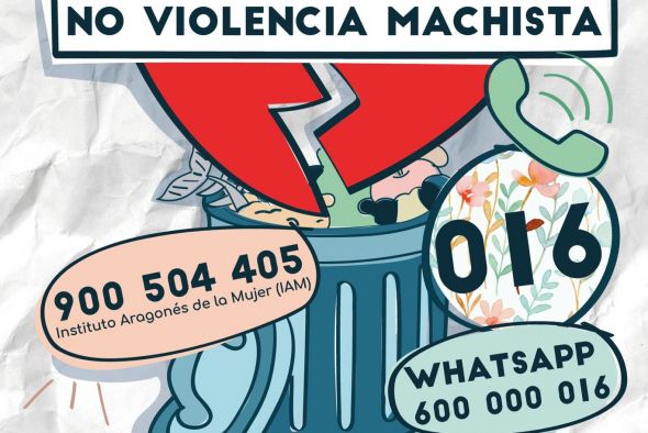 El Ayuntamiento de Teruel lanza una campaña de concienciación con motivo del Día Internacional de la Eliminación de la Violencia contra la Mujer