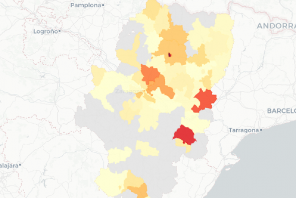 Alcañiz no logra frenar los casos de covid: otros 23 en un día y vuelve a ser la zona de salud con más contagios de Aragón