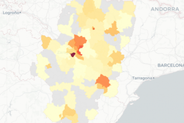 Teruel notifica 64 casos, los mismos que hace una semana, y destacan Alcañiz (18) y la capital (17)