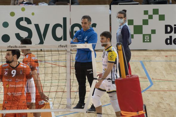 El CV Teruel viaja a Soria con la moral por las nubes pero sin tiempo de entrenar