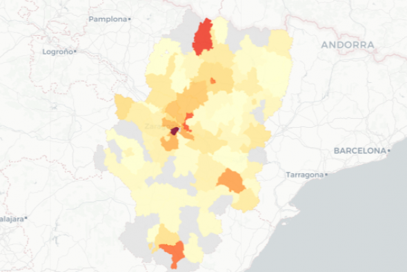 La provincia de Teruel suma 101 nuevos casos de covid, 63 de ellos en la capital y Alcañiz