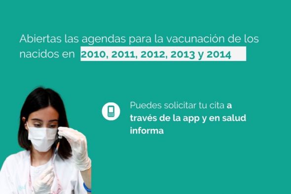 Aragón abre las citas de la vacunación frente al covid-19 a los niños nacidos en 2013 y 2014