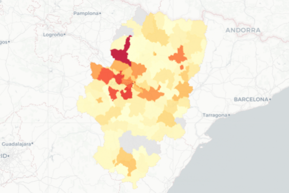 La provincia de Teruel comunica 204 nuevos contagios, 19 menos que hace una semana, y más de 100 se reparten entre la capital y Alcañiz