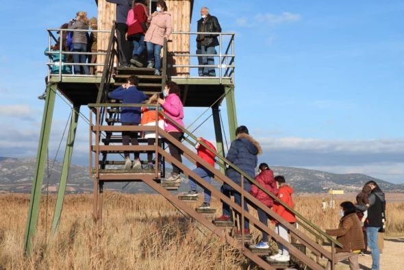 El centro de la laguna de Gallocanta registró 5.162 visitantes en 2021