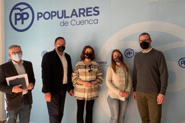 Los populares de Teruel y Cuenca reivindican la A-40 de cuatro carriles para vertebrar el país y generar actividad económica