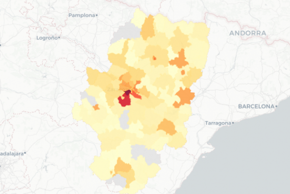 Importante descenso de casos de covid: Teruel notifica 222 contagios, 230 menos que hace una semana