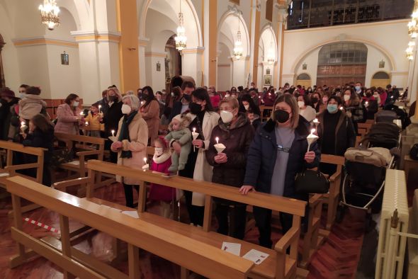 La celebración del Día de la Candelaria regresa a la iglesia de las Clarisas de Teruel