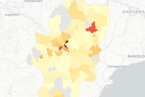 Teruel notifica 99 casos de covid, 83 menos que la semana anterior