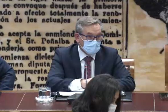 El presidente del PP-Teruel, Joaquín Juste, en el Senado: Los ayuntamientos combatimos la despoblación, pero no podemos hacerlo solos