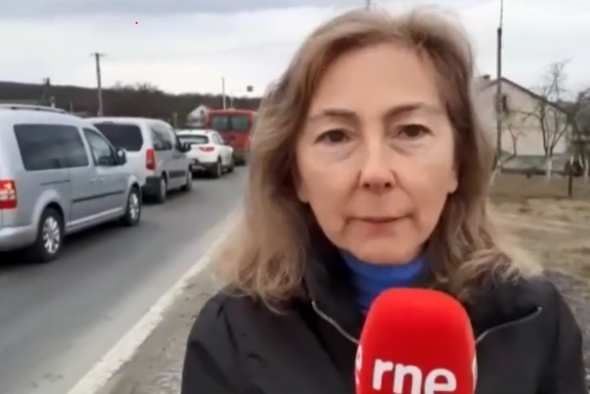 Aurora Moreno, periodista alcañizana, enviada especial de RNE a Ucrania: Todo el mundo tiene miedo, pero están dispuestos a coger un arma”