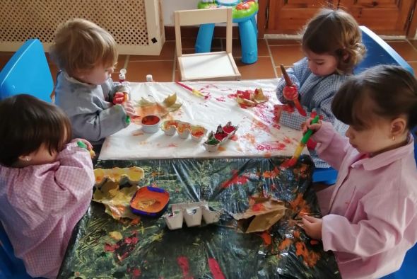 Alcalá de la Selva cuenta con una escuela infantil que atiende a cinco niños