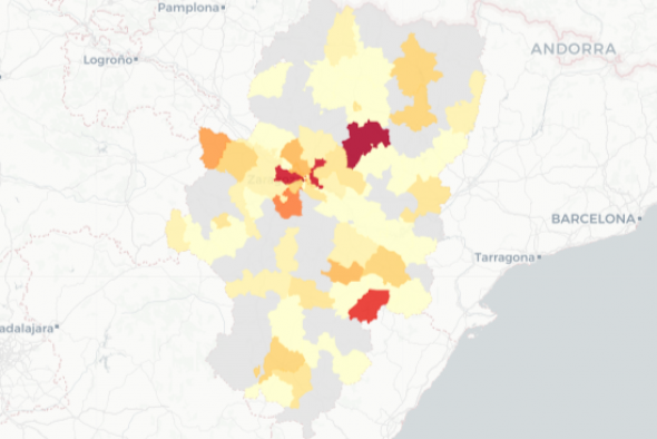 La provincia de Teruel notifica 39 casos de covid, 15 más que hace una semana